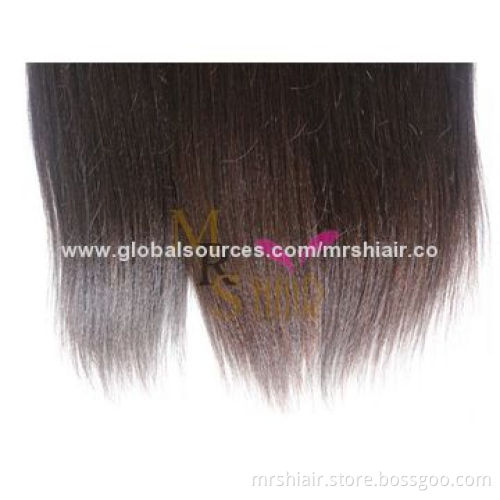 Unprocessed light yaki style hair weaves